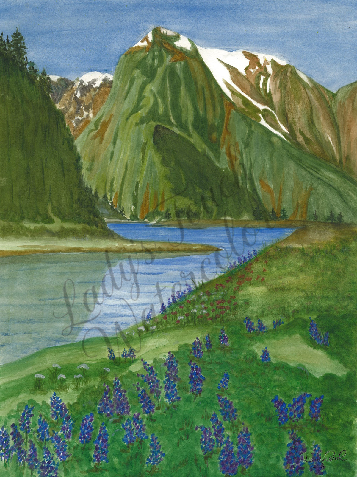 Alpine Spring - Unframed Print