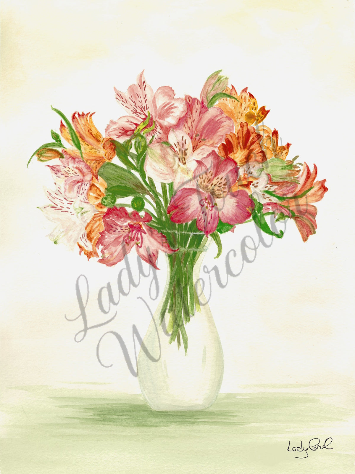 Lirio De Los Incas - Framed - Flowers