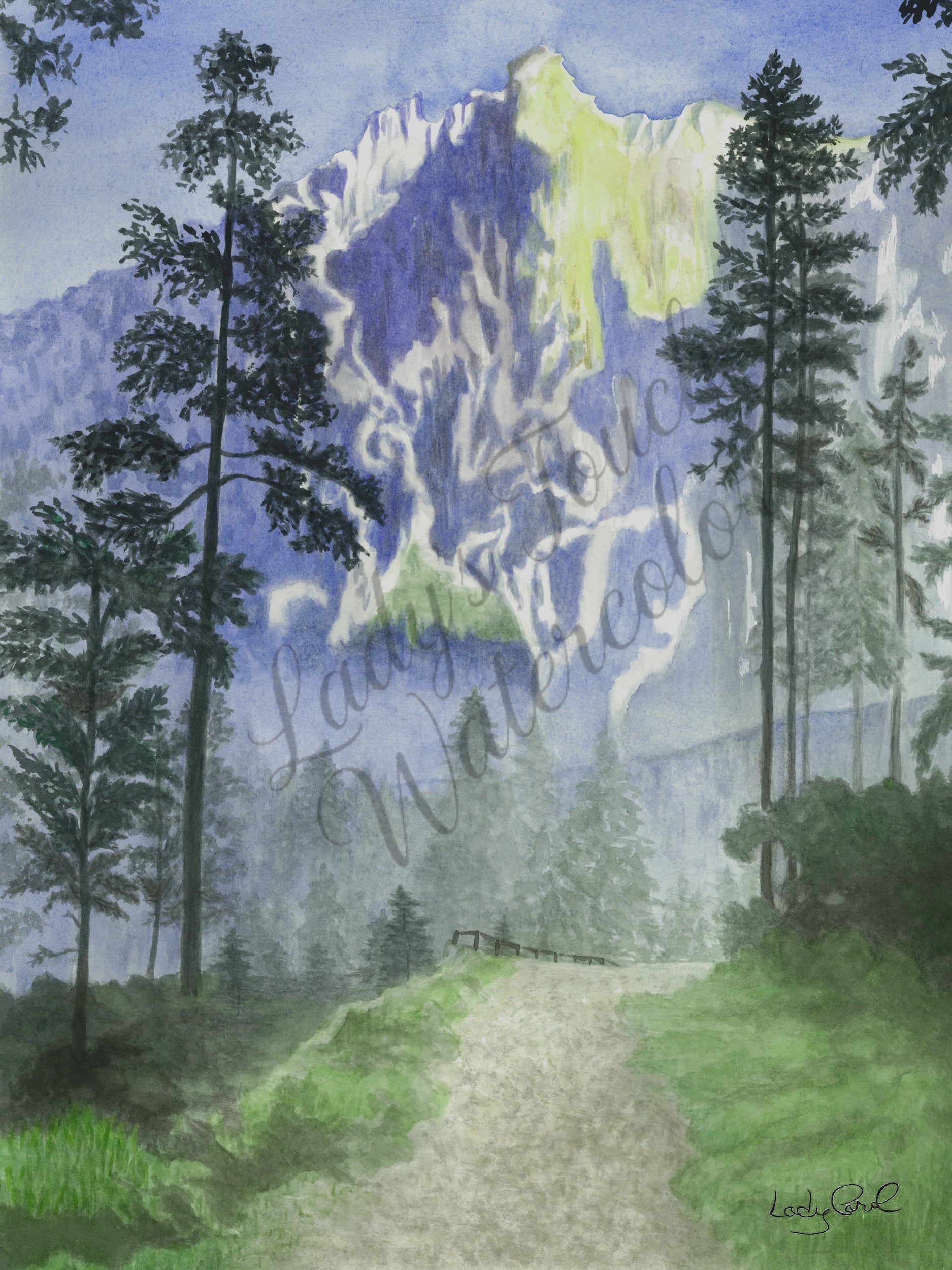 Majestic Pass - Framed - Scenery