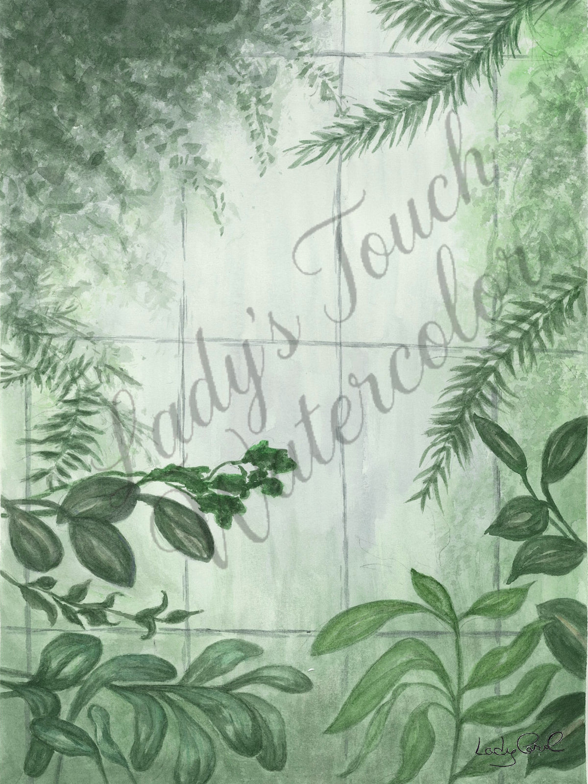 Misty Window - Unframed Print