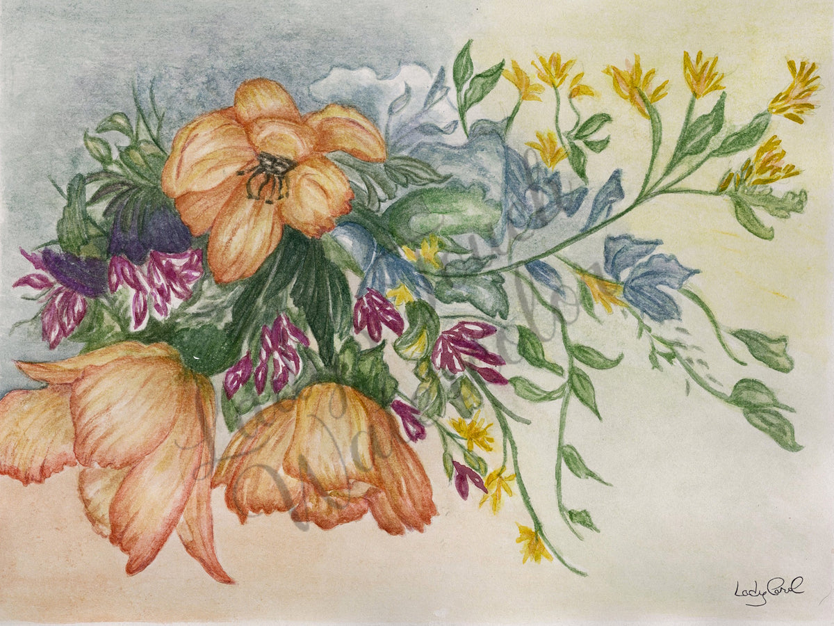 Flower Fall - Unframed Print