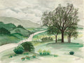 The Long And Winding Road 2 - Framed - Scenery