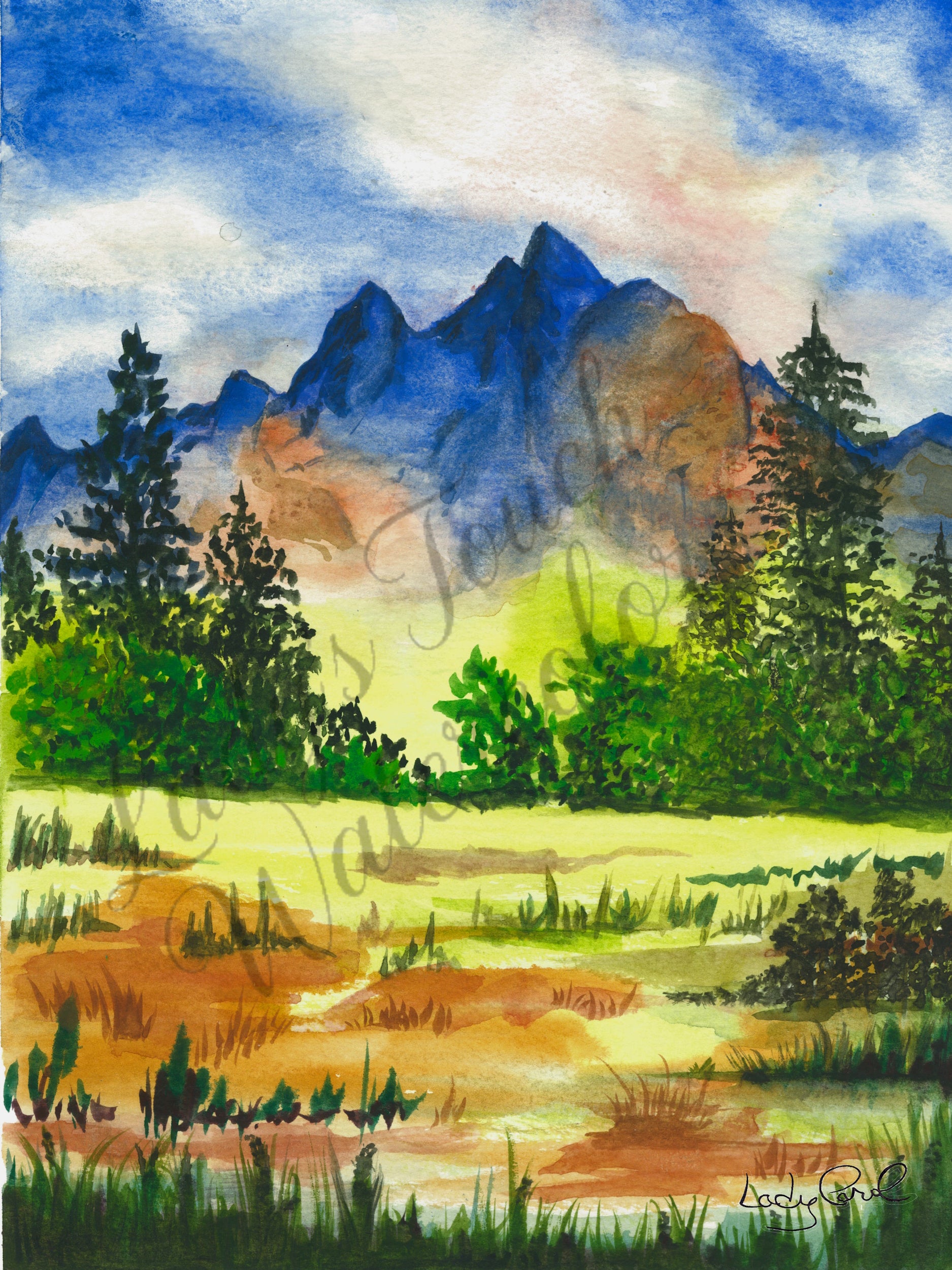 The Western Ridge - Framed - Scenery