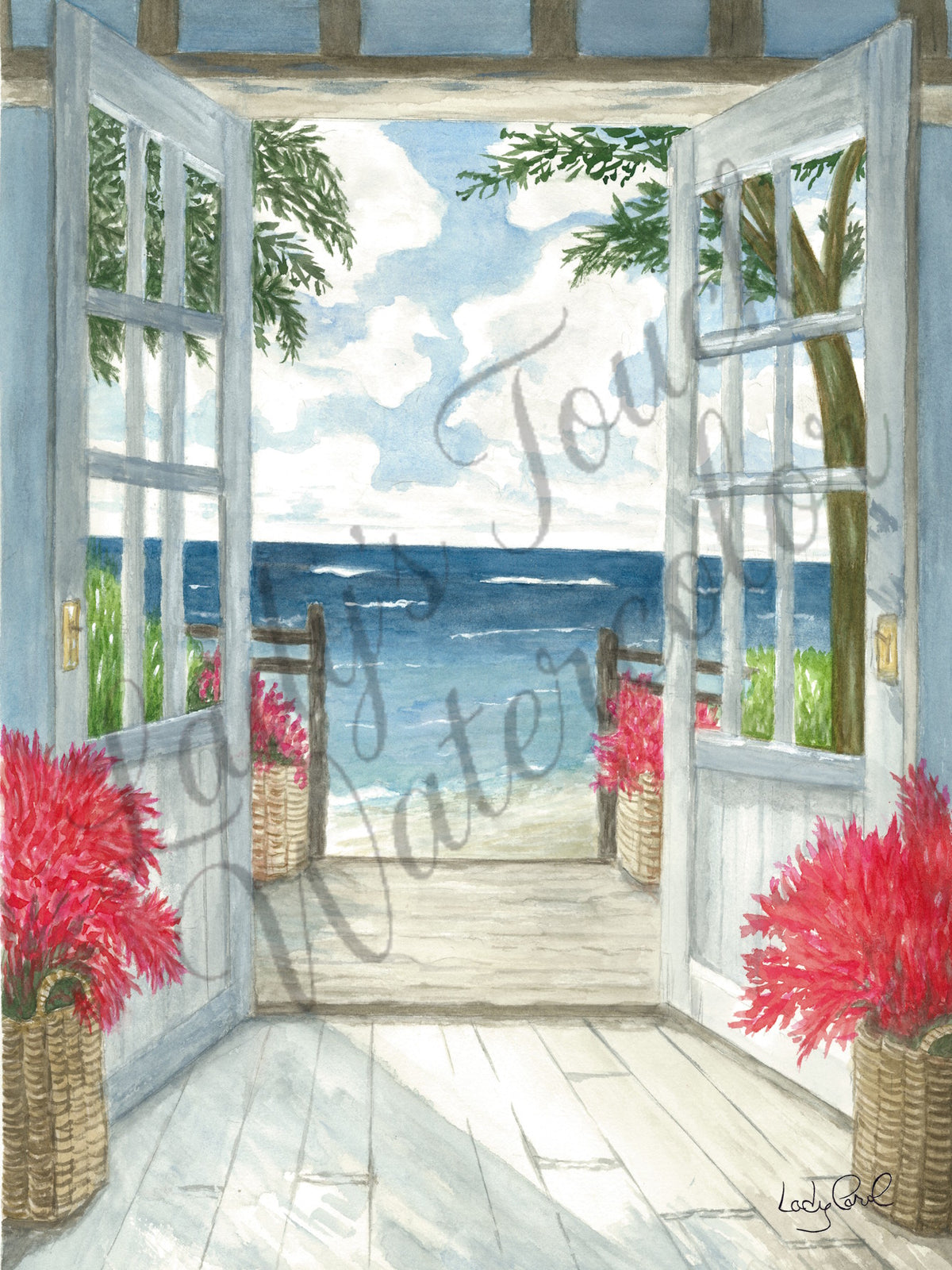 Vacation On The Cape - Unframed Print