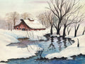 Winter's Cold Embrace - Unframed Print