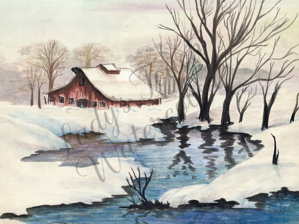 Winter's Cold Embrace - Unframed Print